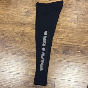 Track & Field black leggings kids size 8-10